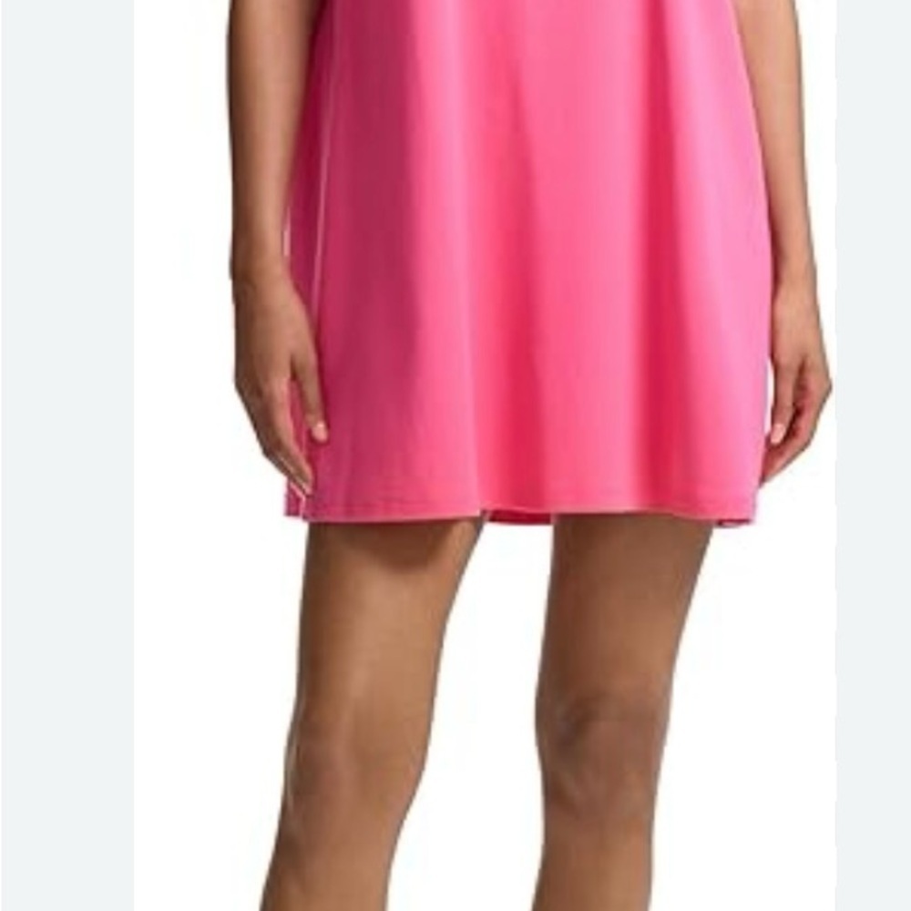 Theory Pink Azela Midi T-Shirt Dress